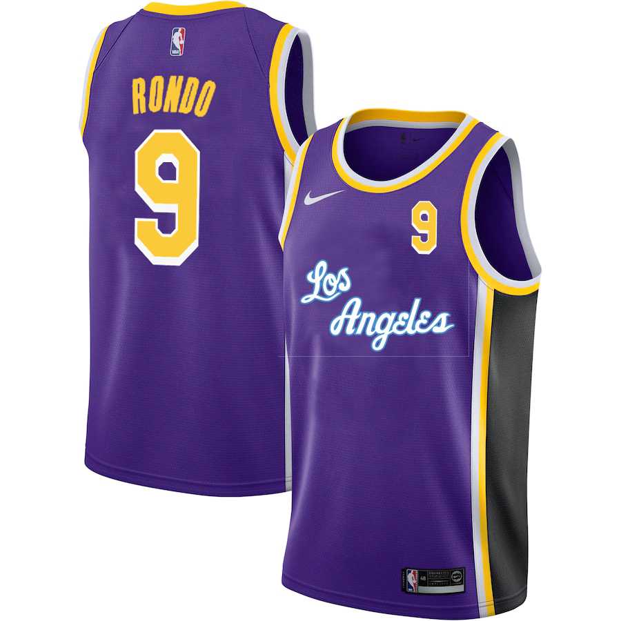 Lakers 9 Rajon Rondo Purple 2020-2021 New City Edition Nike Swingman Jersey Dyin,We sell and wholesale Lakers 9 Rajon Rondo Purple 2020-2021 New City Edition Nike Swingman Jersey Dyin on line form chian!